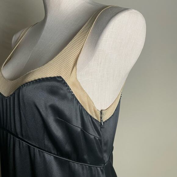 Laundry by Design Black Silk Slip Beaded Dress. Size 6. Great condition. - Picture 5 of 5